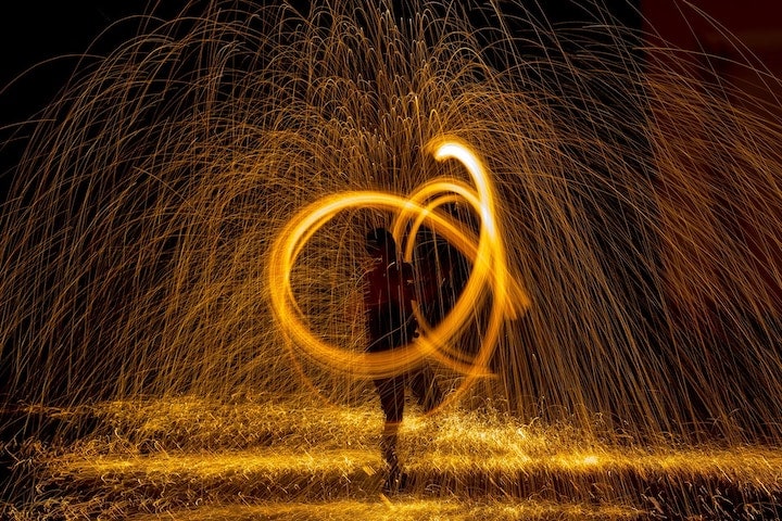 fire dancers in Tamarindo Costa Rica